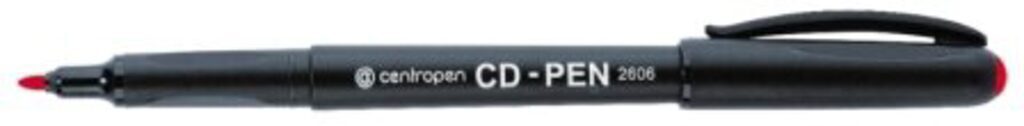 Маркер перманентный 1,0мм,чёрный, для CD