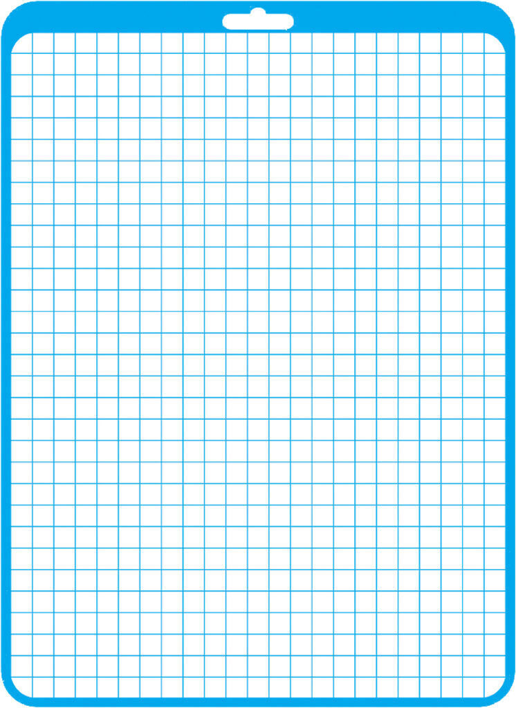 Доска маркерная Канцбург А4 двухсторонняя, клетка+ линейка, синяя рамка