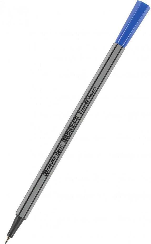 Ручка линер 0,4мм "BrunoVisconti. Basic" синяя