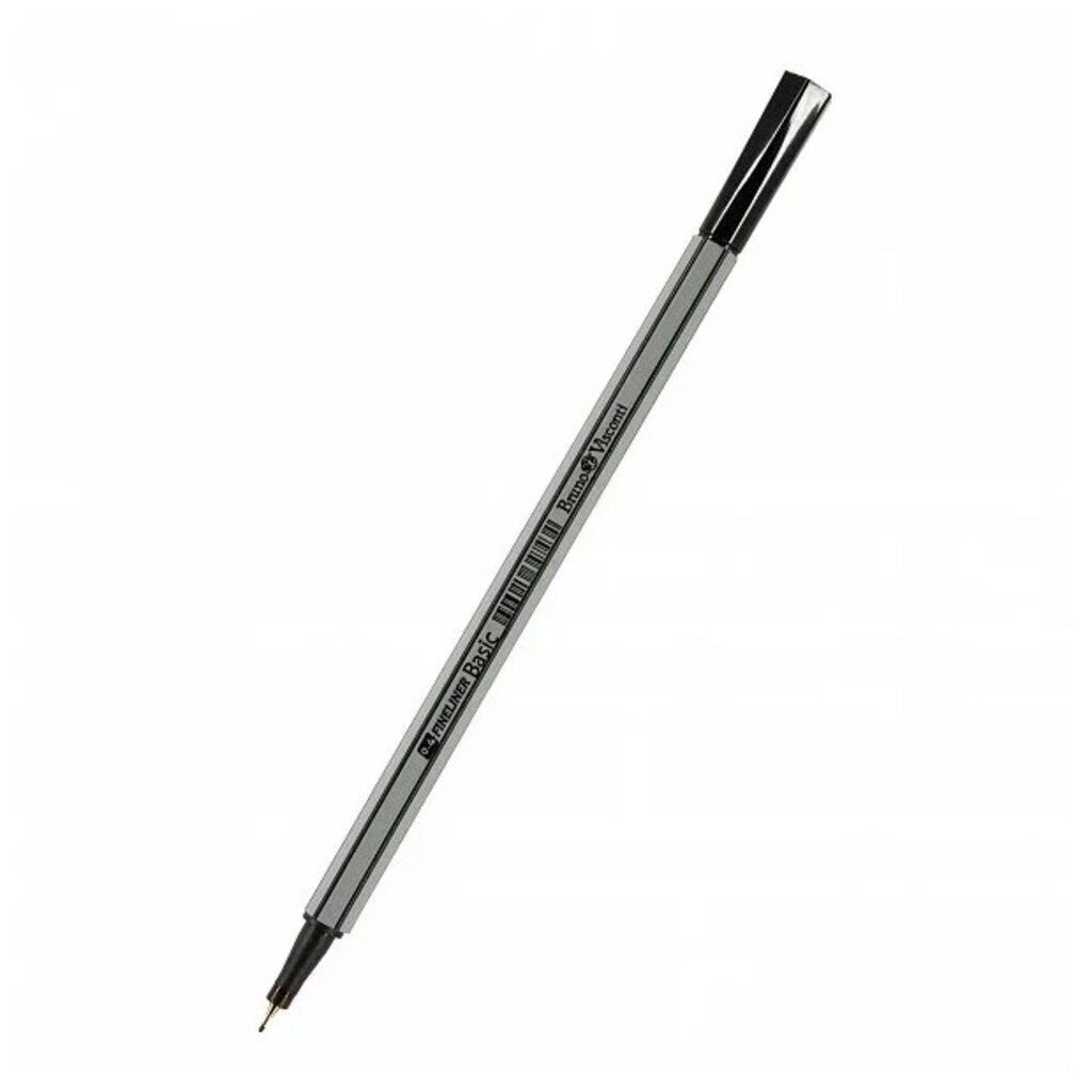Ручка линер 0,4мм "BrunoVisconti. Basic" черная