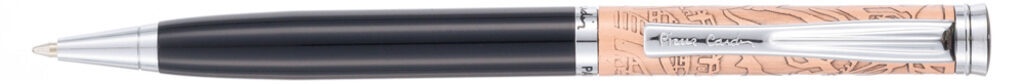 Ручка подарочная шариковая PIERRE CARDIN Gamme, корпус черный/медный, алюминий, синяя