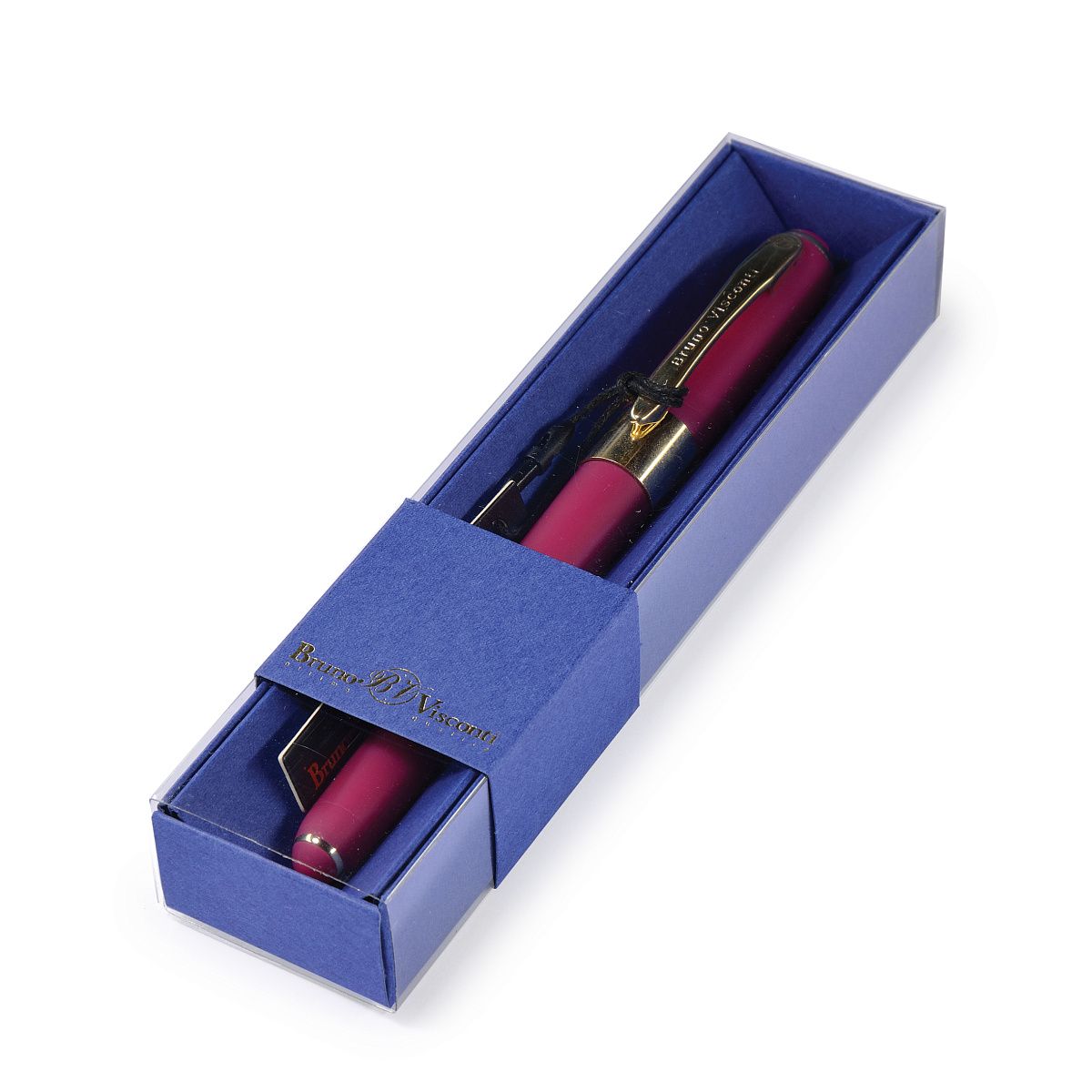 Ручка в футляре "Monaco. Пурпурный" шарик., 0,5мм, пластик/металл., синие чернила