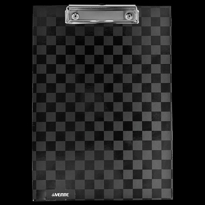 Клипборд А4 TOTAL BLACK, картон толщина 2 мм, мат.ламинация