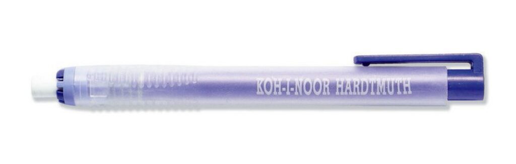 Ластик KOH-I-NOOR в карандаше, выдвигающийся, цв. корпуса ассорти