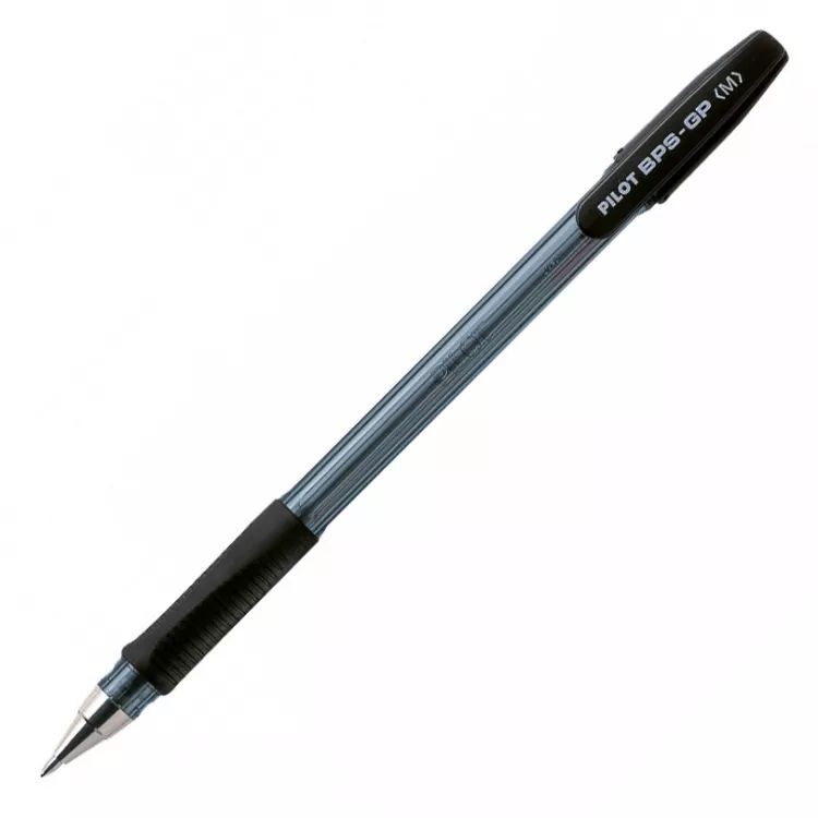 Ручка шариковая рез. упор 1.0мм черн.