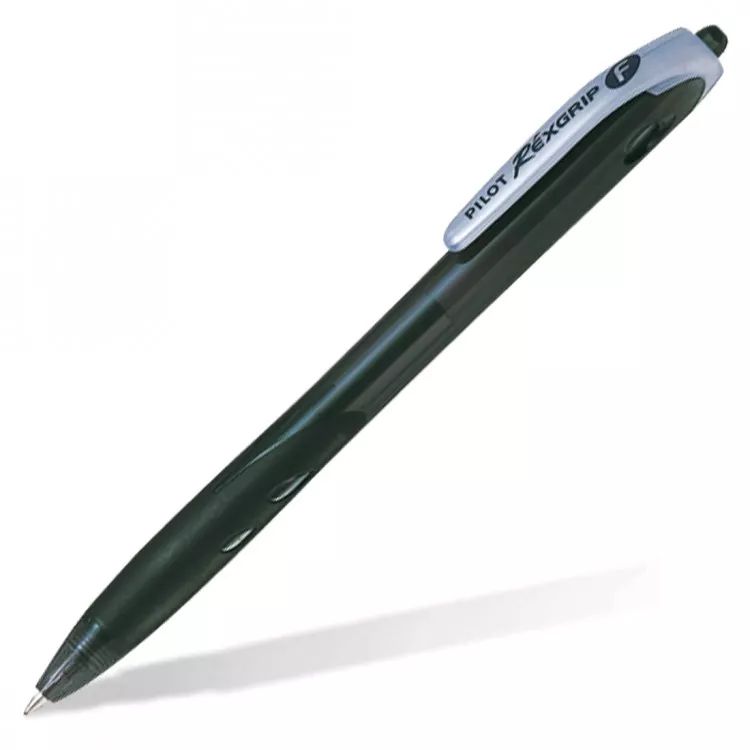 Ручка шариковая автомат. Rexgrip 0,7мм черн.