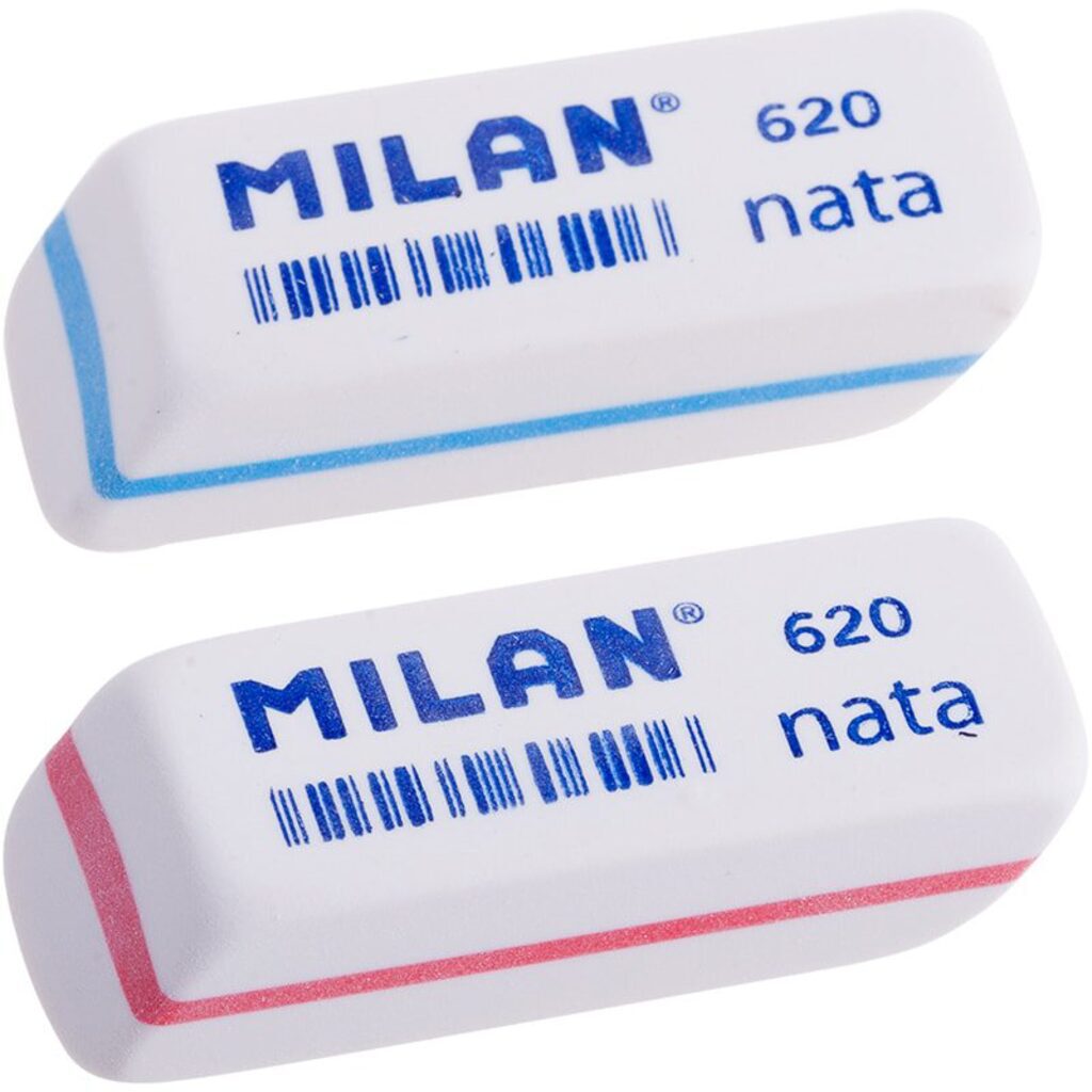 Ластик MILAN "Nata 620" cкошенный, каучук