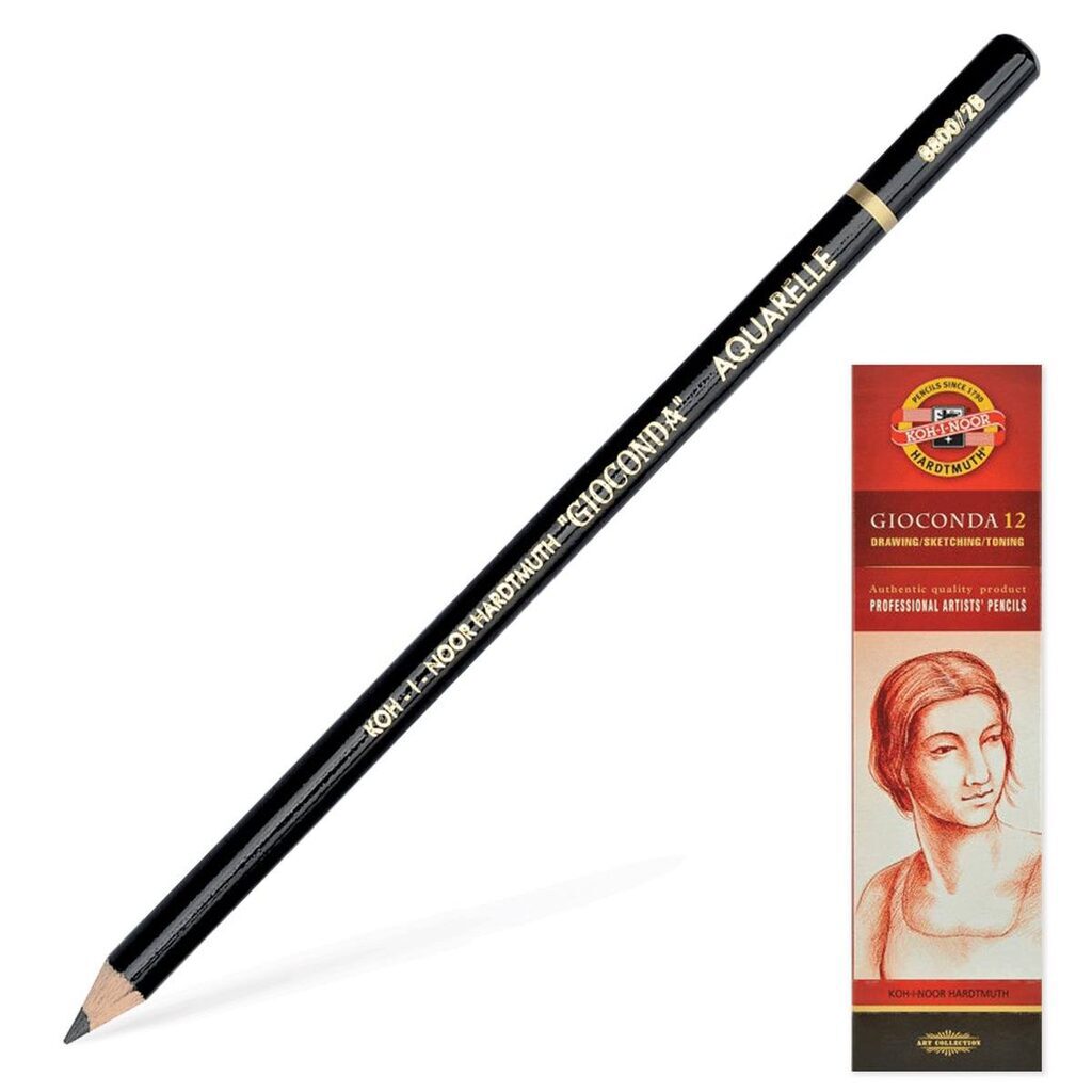 Уголь для рисования художественный Koh-I-Noor Gioconda, в карандаше, 4,2 мм medium