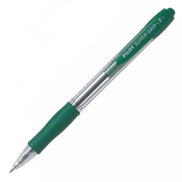 Ручка шариковая автомат. Super Grip 0.7мм зелен.