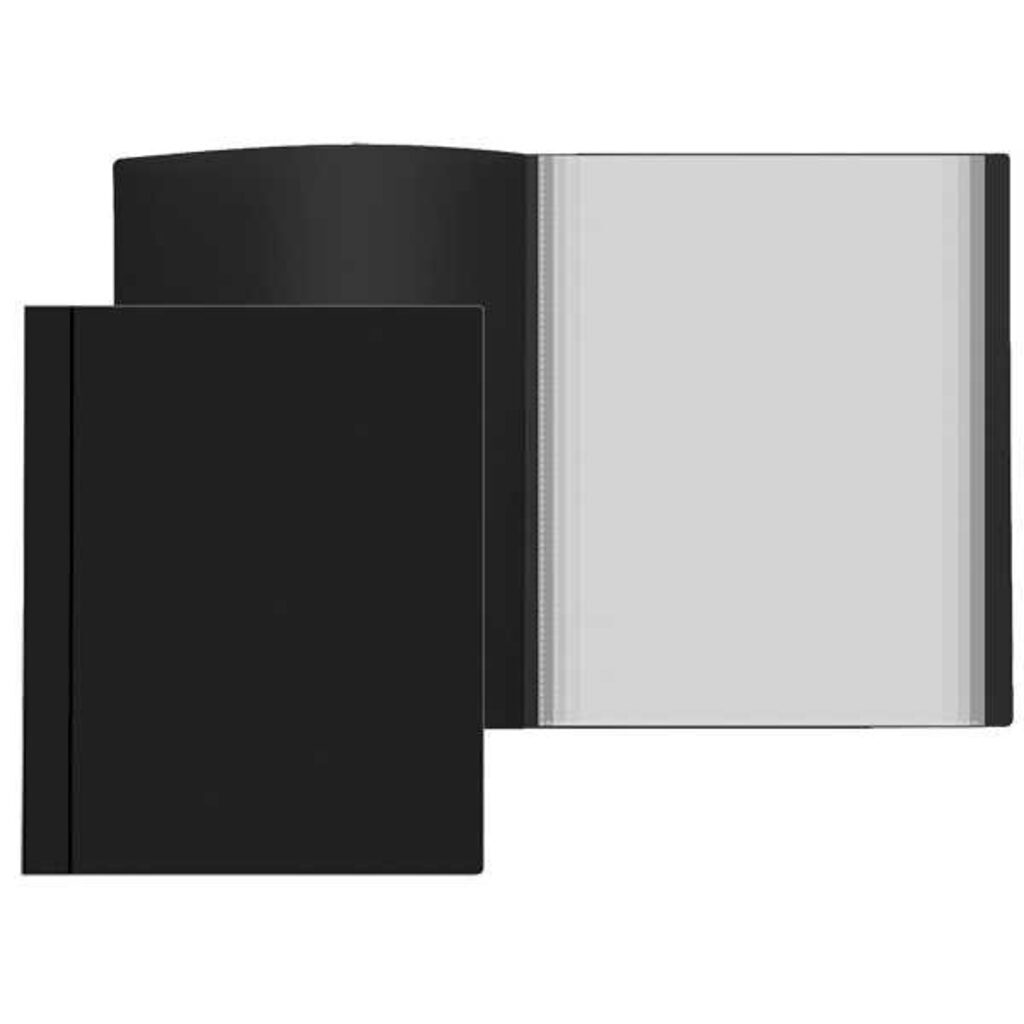 Папка файл А4  40лист 0.60мм, черная