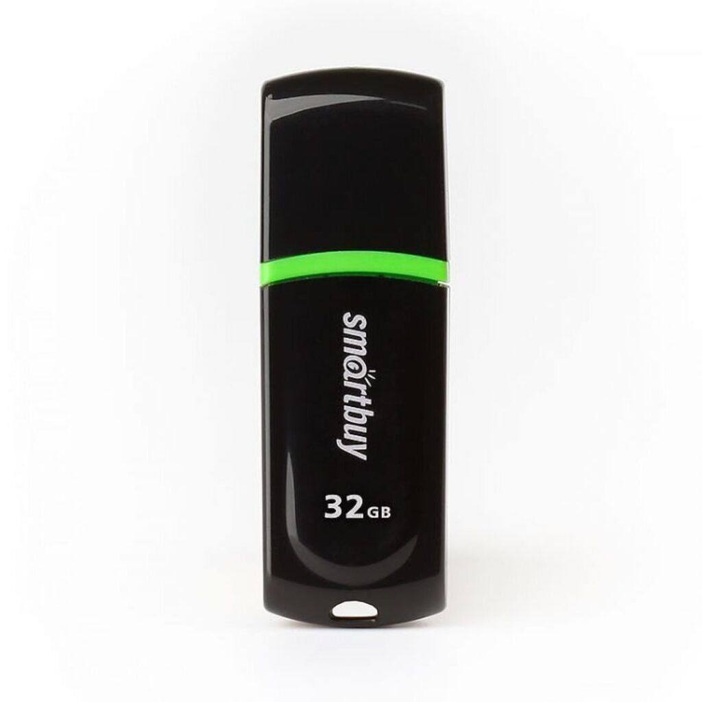 Флеш-драйв  32 GB USB 2.0 Smartbuy Paean Black