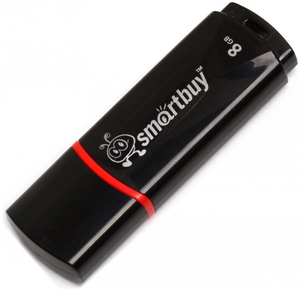 Флеш-драйв   8 GB USB Smartbuy Crown Black