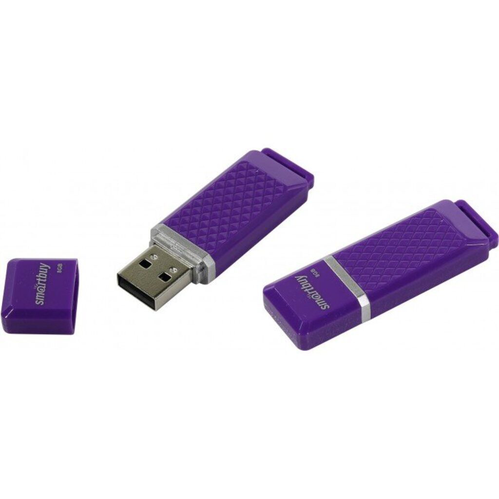 Флеш-драйв   8 GB USB Smartbuy Quartz series Violet