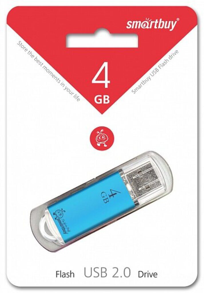 Флеш-драйв   8 GB USB Smartbuy V-Cut Blue